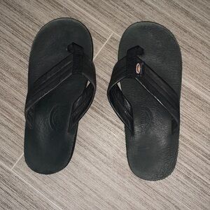 Rainbow- Black Leather- Sz 11-12